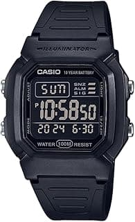 Casio W800HG Series | Men’s Digital Watch | 100 Meter Water Resistance | Multi Function Alarm | 100 SEC Stopwatch | Auto Calendar | Countdown Timer | LED Light | Dual Time| 10 Year Battery