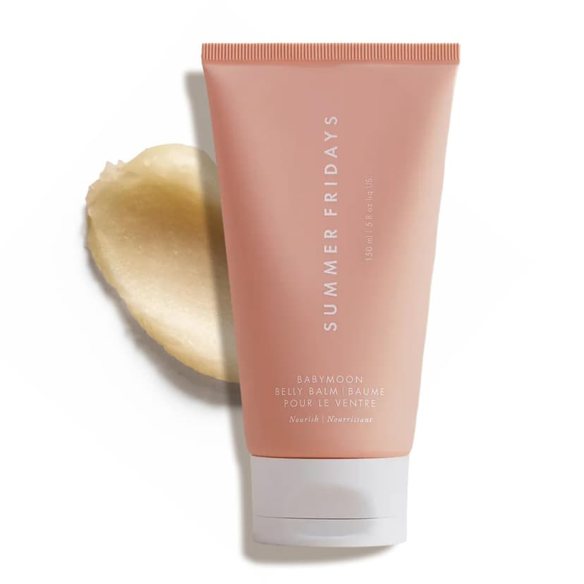 Summer Fridays Babymoon Belly Balm - Nourishing Balm + Body Moisturizer Enriched with Calendula Oil + Vitamin E to Help Reduce the Appearance of Stretch Marks and Dry Skin (5 Fl Oz) B09S2K1R7X