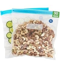 GERYON Vacuum Sealer Machine – Automatic Food Vacuum Sealer for Dry & Moist Food, Compact with LED Touch Panel, Includes Zipper Bags & Roll, Perfect for Sous Vide & Freezer Storage (Silver)