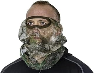 Hunters Specialties Hunters Specialties 3/4 Facemask, Realtree Edge - Hunting Breathable Mesh Mask with Adjustable Nose Piece
