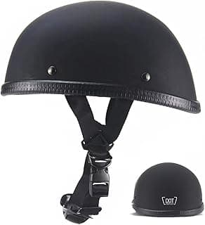Motorcycle Half Helmet, DOT Approved Adult Men Women Retro Open Face Helmets, Helmet for Adults, Half Shell Helmet
