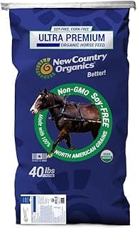 New Country Organics | Loyalty Senior Horse Pellets for Horses 15+ Years Old | Corn-Free and Soy-Free | 16% Protein | Certified Organic and Non-GMO | Nutrition for Senior Horses 40 lbs | Grain Feed