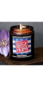 40th Birthday Gifts Women Men, 40th Birthday Decorations for Women Men, Funny 40th Birthday Candle Gifts for Her Him Mom Dad Husband Wife Best Friends Sister, 1984 40 Year Old Gift Ideas