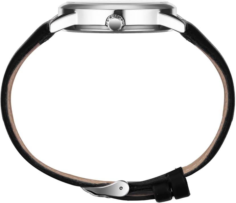 Kakabi Watch for Men, Easy Reader Unisex Analog Quartz Waterproof Wristwatch with Date and Leather Band, Casual Simple Fashion Mens Watches Gift