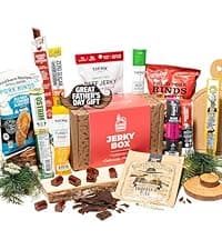 Beef Jerky Gift Basket For Men - Exotic Jerky Variety Pack, Delicious Protein-Packed Snack Box for Dad, Husband - Birthday, Holiday Food Treats for Adults - Unique Food Gifts for Men Who Want Nothing