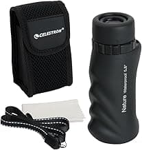 Celestron – Nature 10x25 Monocular – Ideal for Hiking and Wildlife Viewing – Multi-Coated Optics – 25mm Objective Lens – BaK-4 Prism –Twist-Up Eyecup – Waterproof & Fogproof