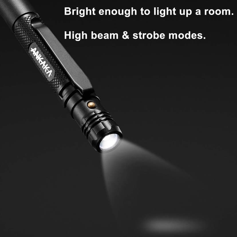The Most Loaded 6-in-1 Tactical Pen: Solves Other Brands' Weaknesses,Self Defense Tip + Flashlight + Ballpoint + Bottle Opener + Screw Driver + Hexagonal Wrench, 5 Ink Refills + 6 Batteries + Gift Box B07RDGN4HD