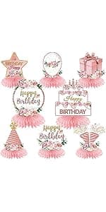 24PCS 18th Birthday Eyeglasses Decorations for Girls, Pink Rose Gold Happy 18th Birthday Paper Eyeglasses Party Supplies, Eighteen Year Old Bday Glasses Decor