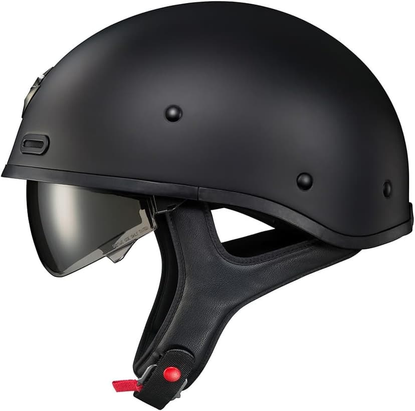 ScorpionEXO Covert X Open Face Half Shell 3/4 Mode Motorcycle Helmet Comm Ready Speaker Pockets DOT