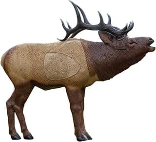 Rinehart 1/3 Scale Woodland Elk 3D Archery Target | Scaled Elk with Replaceable Vital Insert | Broadhead & Field Point Compatible | Self-Healing Foam | Made in USA