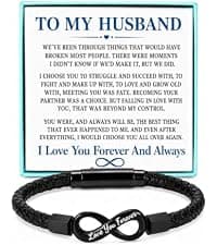 Gifts for husband Boyfriend I Love You Gifts for Him Her Wife Girlfriend Mens Stocking Stuffers, Gift Box, Engraved Keyring Boyfriend Keychain Husband Anniversary Christmas Valentines Birthday Gifts B0DSS766P4