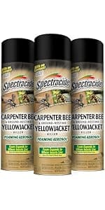 Spectracide Wasp & Hornet Killer Aerosol Kills Wasps, Hornets And Yellow Jackets On Contact & Eliminates The Nest, 12 Pack