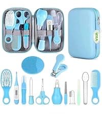 Baby Grooming Kit, Infant Safety Care Set with Hair Brush Comb Nail Clipper Nasal Aspirator,Baby Essentials Kit for Newborn Girls Boys B0B8NKVDJH