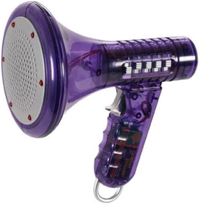 Toysmith Tech Gear Multi Voice Changer – Megaphone Toy with 8 Voice Effects and LED Lights – Fun Outdoor Toy for Kids Ages 5+ – Cool Gag Gifts or Birthday Gift Idea – Colors May Vary, Battery Included