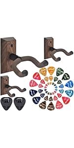 MOREYES Guitar Picks Capo Guitar Tuner Clip on for Acoustic Ukelele Bass Classical Guitar