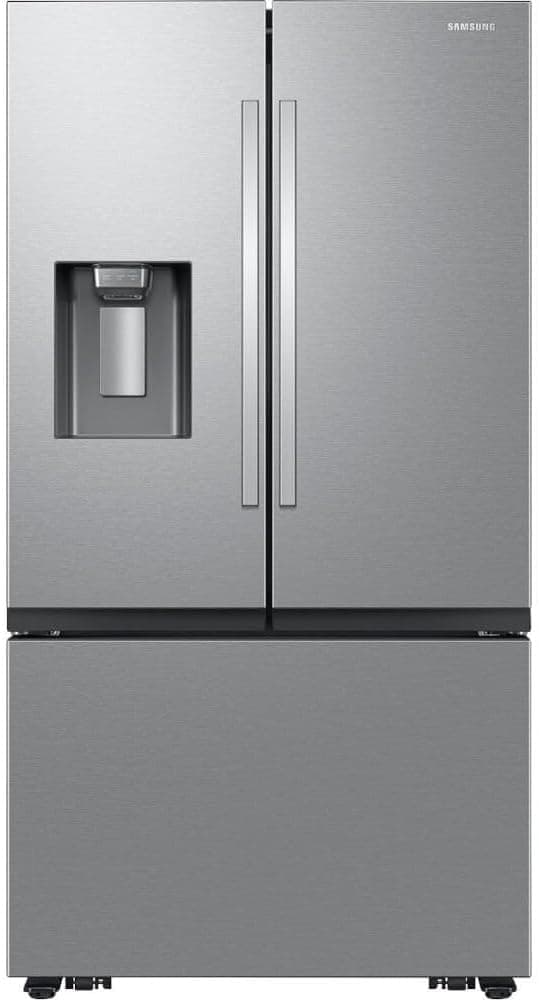 Samsung 31 cu. ft. Mega Capacity 3-Door French Door Refrigerator with Four Types of Ice, Stainless Steel, RF32CG5400SRAA