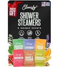 Cleverfy Shower Steamers Aromatherapy for Women and Men – Self-Care Shower Bombs for Stress Relief and Relaxation – 6 Tablets