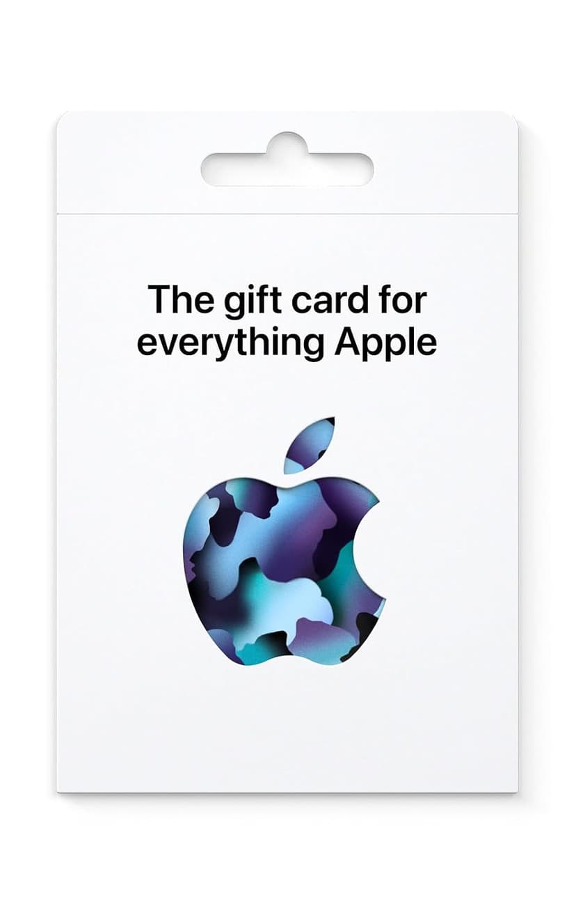App Store, iTunes, iPhone, iPad, AirPods, MacBook, accessories and more - Design may vary - $100 Apple Physical Gift Card B08DLS6LK7