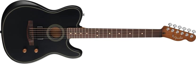 Fender Acoustasonic Standard Telecaster Acoustic-electric Guitar - Black