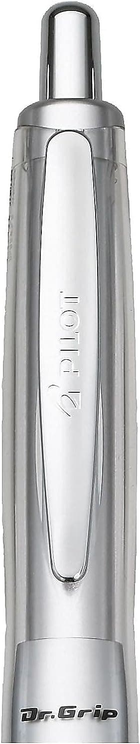 PILOT Dr. Grip Center of Gravity Refillable & Retractable Ballpoint Pen, Medium Point, Black, Single Pen- Ideal for School, Journaling & Office Writing
