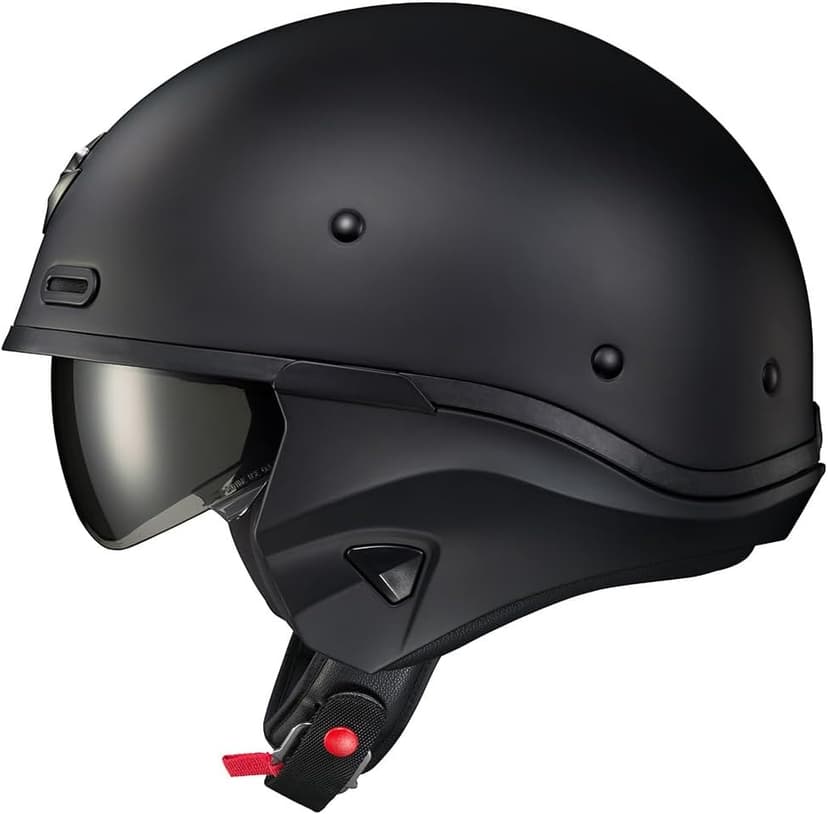 ScorpionEXO Covert X Open Face Half Shell 3/4 Mode Motorcycle Helmet Comm Ready Speaker Pockets DOT