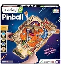 Smartivity DIY Pinball Machine Toy for Ages 8-99 Year Old | Award Winning Arcade Game for Boys & Girls | Birthday Gift Ideas for Kids & Adults | STEM Toys I Fun Family & Party Game