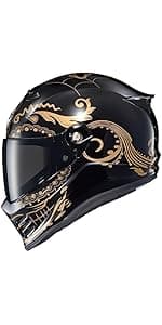 ScorpionEXO Covert 2 Open Face 3/4 Full Mode Motorcycle Helmet Bluetooth Ready Speaker Pockets Interchangeable Mouth Cover DOT Approved Solid (Matte Black - 3X-Large)