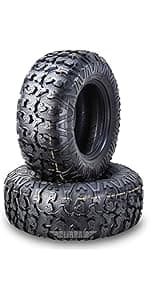 WANDA ATV/UTV Tires 25x8-12 25x8x12 6-Ply Light Mud Tires, Set 2-10243