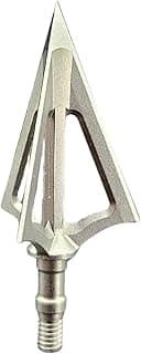 G5 Montec Fixed 3-Blade Broadheads | 3-Pack | 85/100/125 Grains | Razor Sharp 1-Piece Construction | Screw in | Compound & Recurve Compatible