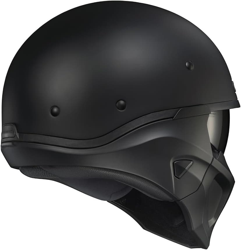 ScorpionEXO Covert X Open Face Half Shell 3/4 Mode Motorcycle Helmet Comm Ready Speaker Pockets DOT