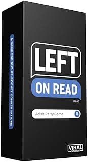 Viral Studios Left on Read - Hilarious Text Message Party Game for Adults | 500 Cards, Fast-Paced Group Fun for Game Nights, Parties, and College Hangouts | Card Set for Friends and Social Gatherings