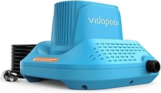 1/2 HP Pool Cover Pump Automatic On Off, Submersible Sump Pump Inground/Above Ground, 2169 GPH Water Removal Pump with 25 Feet Power Cord for Swimming Pool, Pond, Basement, Window Well