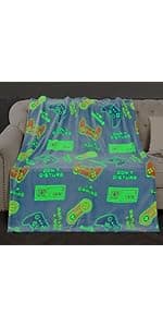 Dinosaur Gifts Toys for Boys Girls - Glow in The Dark Dino Blanket Best Christmas Birthday Valentines Easter Presents for Kids Age 1 2 3 4 5 6 7 8 9 10 Year Old Child Teen Toddler Soft Throw 50"x60"