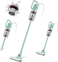 Stick Vacuum Cleaner, Corded Handheld Vacuum Cleaner Mini Electric Broom for Pet Hair Hardwood Floor Cat Litter Cleaning (13ft-Cord)