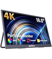 InnoView Portable Monitor, 15.6 Inch FHD 1080P HDMI USB C Second External Monitor for Laptop, Desktop, MacBook, Phones, Tablet, PS5/4, Xbox, Switch, Built-in Speaker with Protective Case