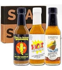 Hot Ones Hot Sauce Challenge - Season 30 - Hot Sauces Gift Sets - Variety Pack - Made with Natural Ingredients - Unique Small Batch Sampler Gift Set - 5 fl oz Bottles (10-Pack) B0GVVYMJKM