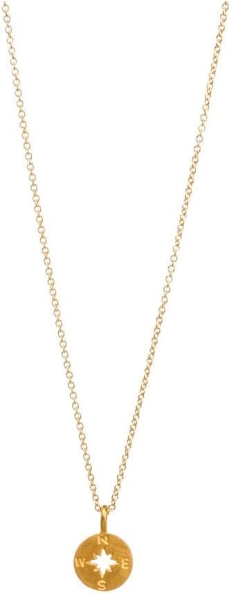 Baydurcan Friendship Anchor Compass Necklace Good Luck Elephant Pendant Chain Necklace with Message Card Gift Card