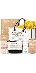50th Birthday Gifts for Women Her, Cool Gifts for 50 Year Old Woman, Fifty Birthday Canvas Tote Bag Glass Cup Candle Gift Basket Ideas Daughter Mom Sister Friend Wife Coworkers