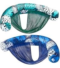 SLOOSH Inflatable Pool Floats Adult,2 Packs Floating Lounge Chairs,Blow up Pool Noodles for Adult Heavy Duty,Floating Chair for Party Summer Water Beach Lake Fun