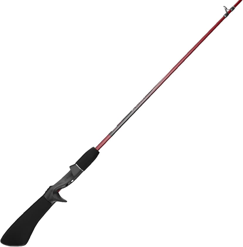 Zebco Z-Cast Casting Fishing Rod, 2-Piece Durable Z-Glass Fishing Pole, Comfortable EVA Rod Handle, Shock-Ring Guides