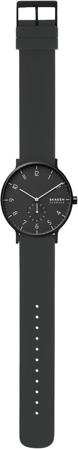 Skagen Aaren Men's Watch or Women's Watch, Silicone Watch for Men or Women