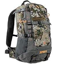 SPIKA Hunting Backpacks for Men, Meat Hauler Frame Pack with Rifle Holder, 40L/80L Extendable + Capacity for Bow Rifle Gun