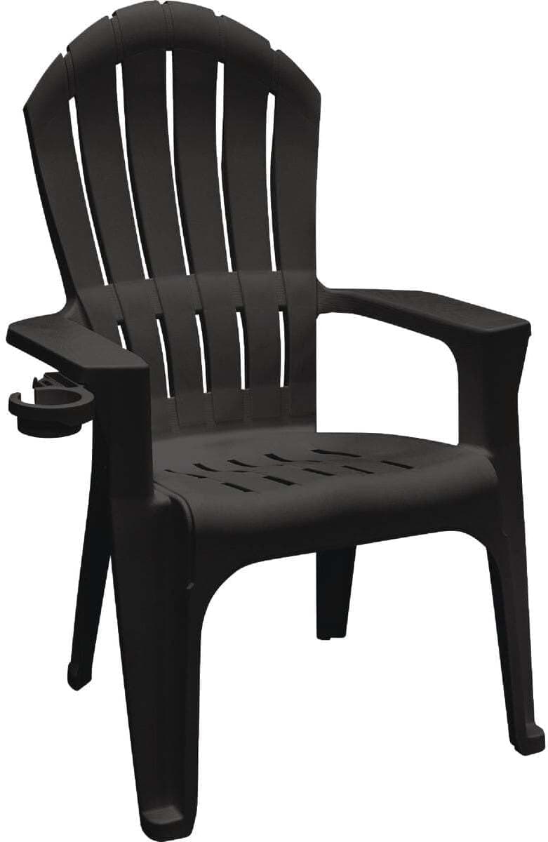 Big Easy Black Resin Adirondack Chair by Adams
