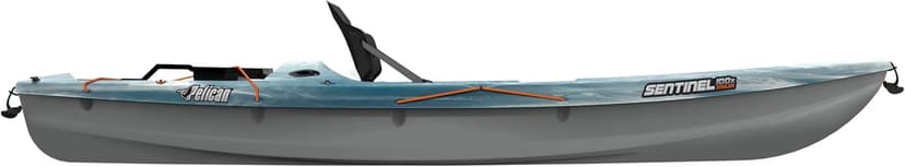 Pelican Sentinel 100X - Angler Sit on top Fishing Kayak - Lightweight - Ergolounge™ Seating System