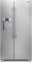 Frigidaire Professional 36 in. 22.3 cu. ft. Counter Depth Side-by-Side Refrigerator in Stainless Steel with CrispSeal Technology