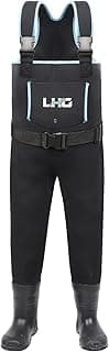LHG Waders for Kids Waterproof Neoprene Chest Waders Insulated Hunting Fishing Youth Waders for Boy Girl