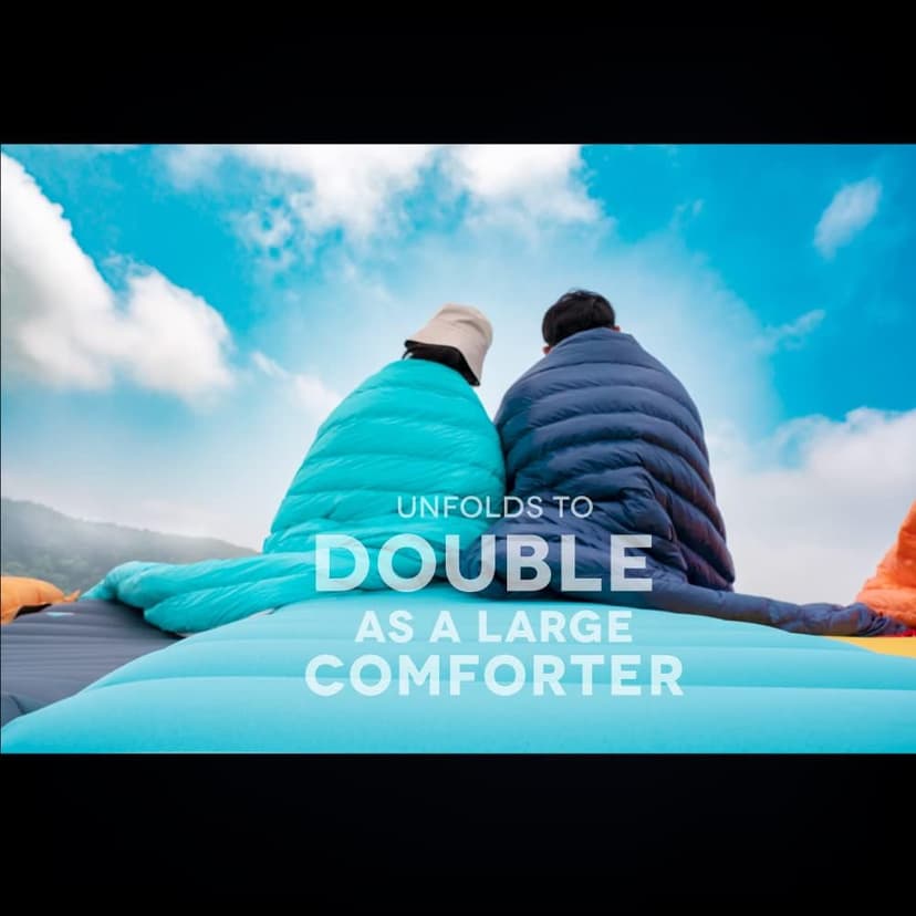 ZOOOBELIVES Ultralight Backpacking 32-50F Down Sleeping Bag - 27oz Ultra Compact 650 Fill Power Envelope Sleeping Bag for Hiking, Camping and Backcountry, Lightweight and Compressible – Alplive T400