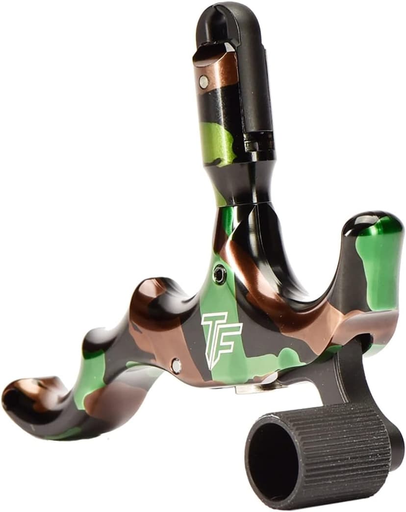 Tru-Fire Edge 4-Finger Aluminum Hand Held Camo Archery Bow Release