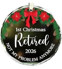 NewEleven First Christmas Retirement Gifts For Men 2025 - Coworker Leaving, Goodbye Gift, Farewell Gifts For Coworkers, Friends, Dad, Grandpa - Retirement Gift From Friend, Colleague - Whiskey Glass