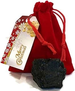 None Ultimate Naughty List Lump of Coal Christmas Surprise! Beautiful Plush Red Velvet Jewelry Bag Filled with Real Authentic Coal and Designer Gift Tag!